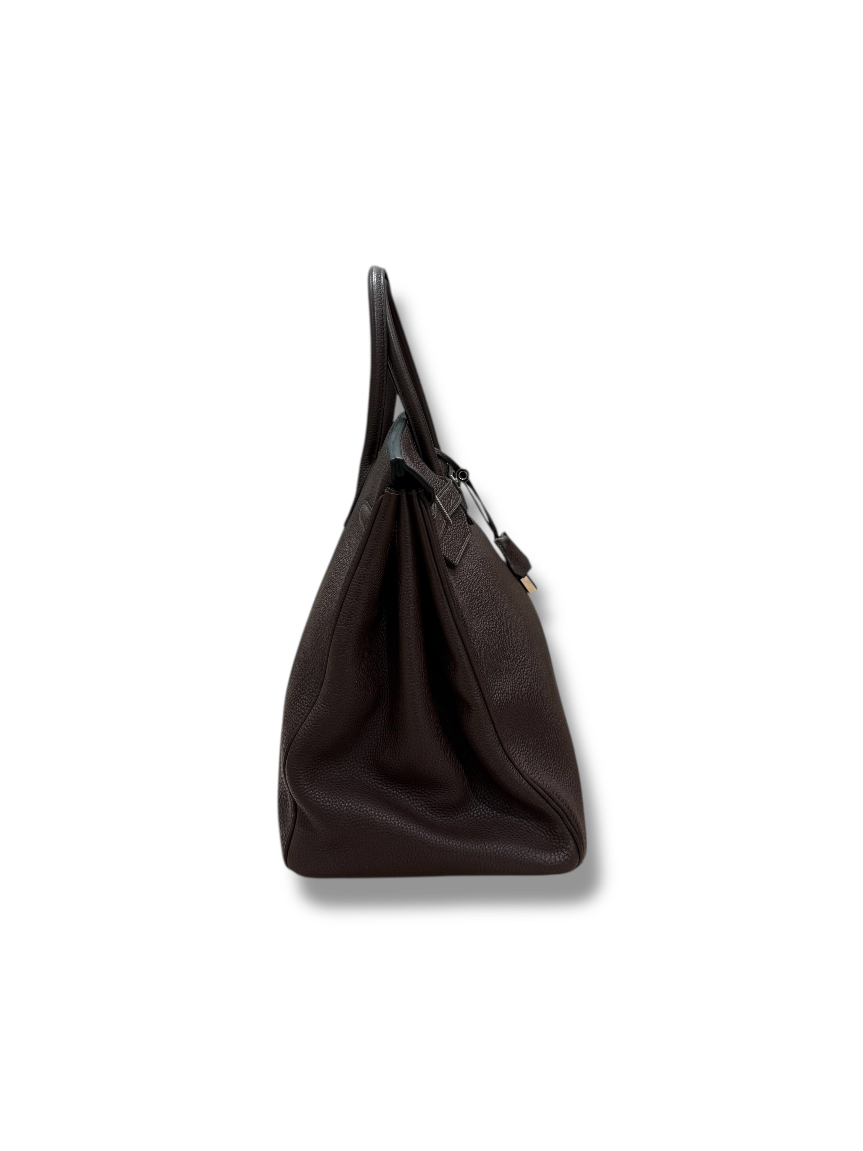 Hermès - Sac Birkin 40 Chocolat PHW
