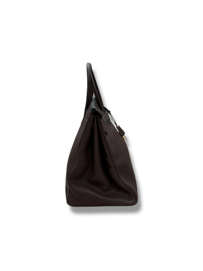 Hermès - Sac Birkin 40 Chocolat PHW