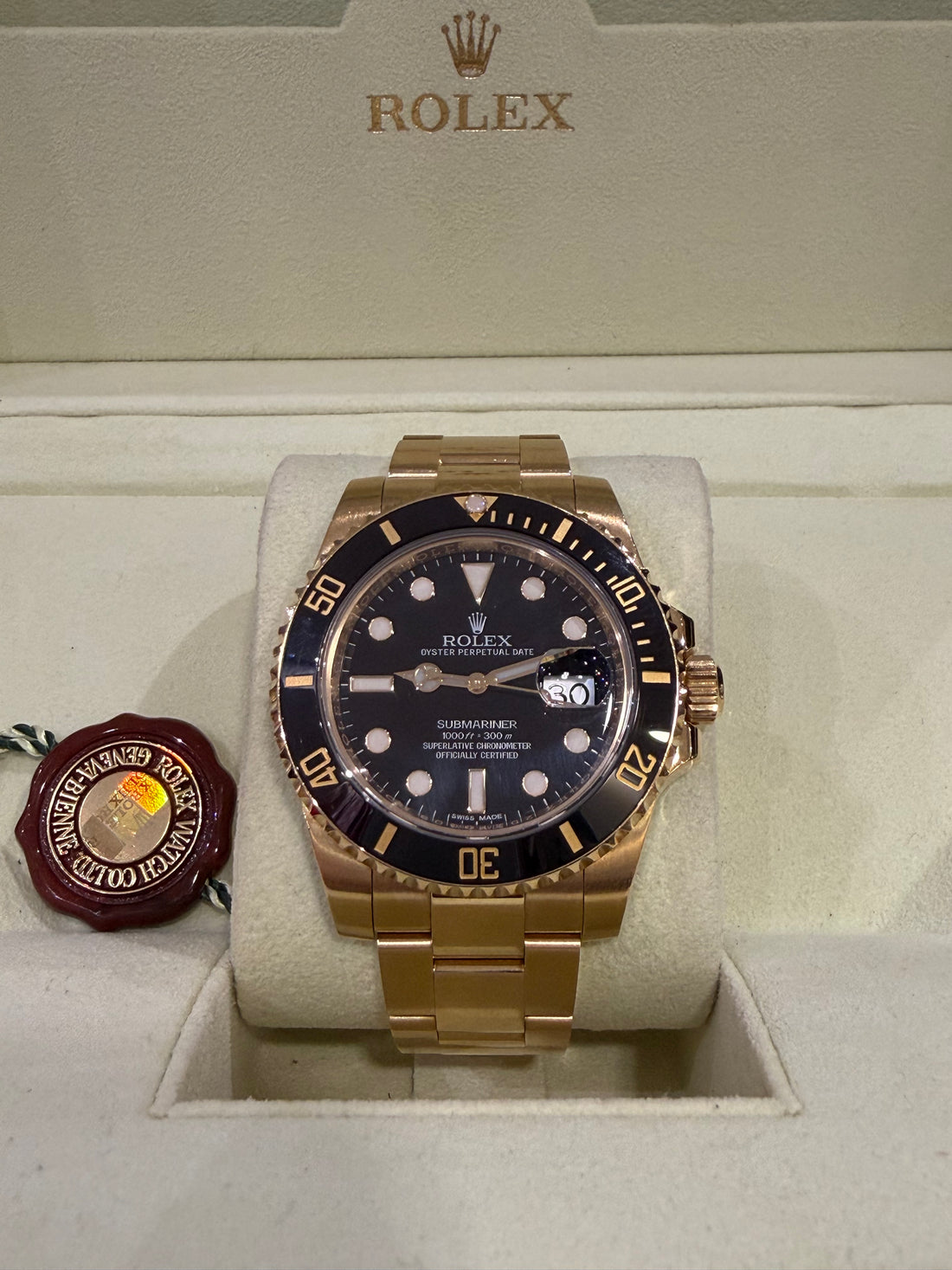 Rolex - Montre Submariner 40mm or jaune
