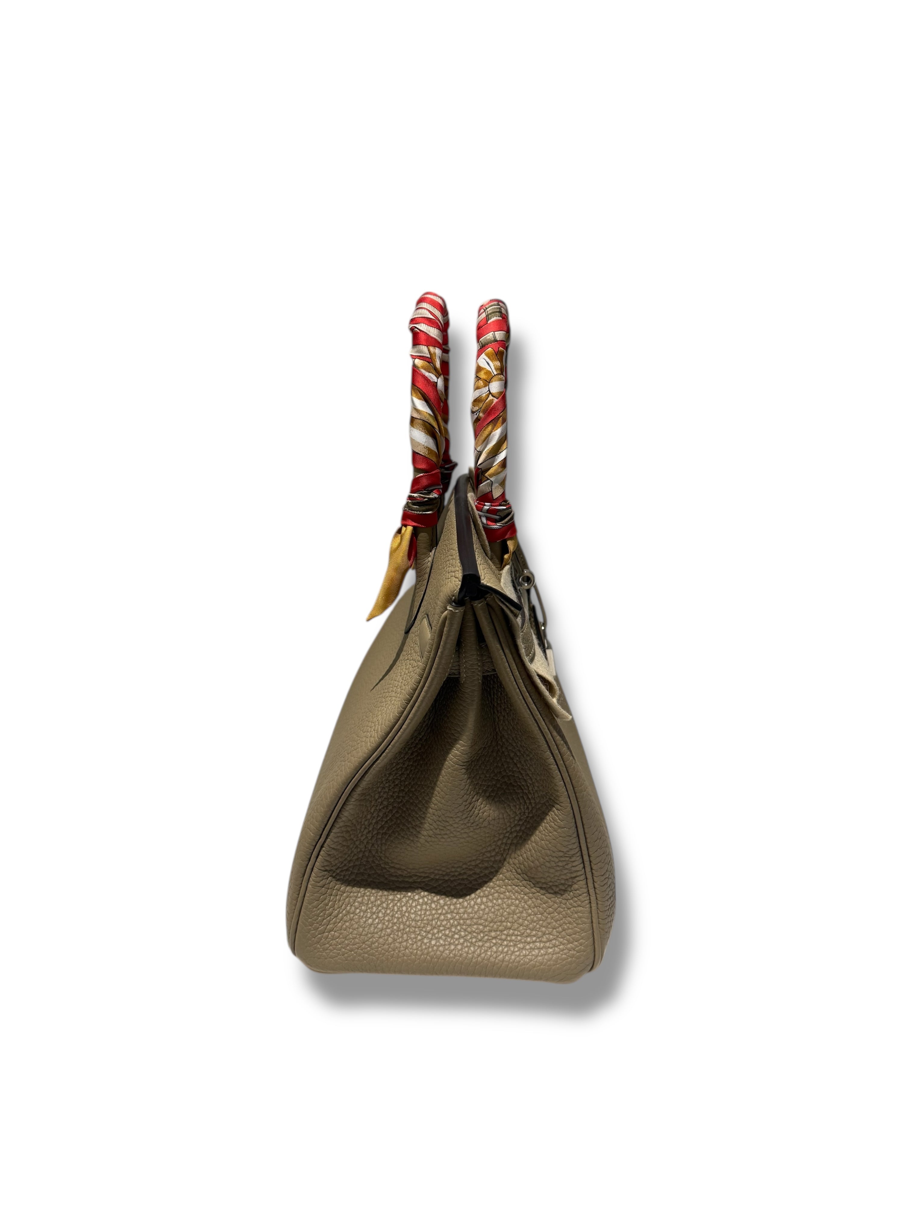 Hermès - Sac Birkin 30 Trench Taurillon Clémence