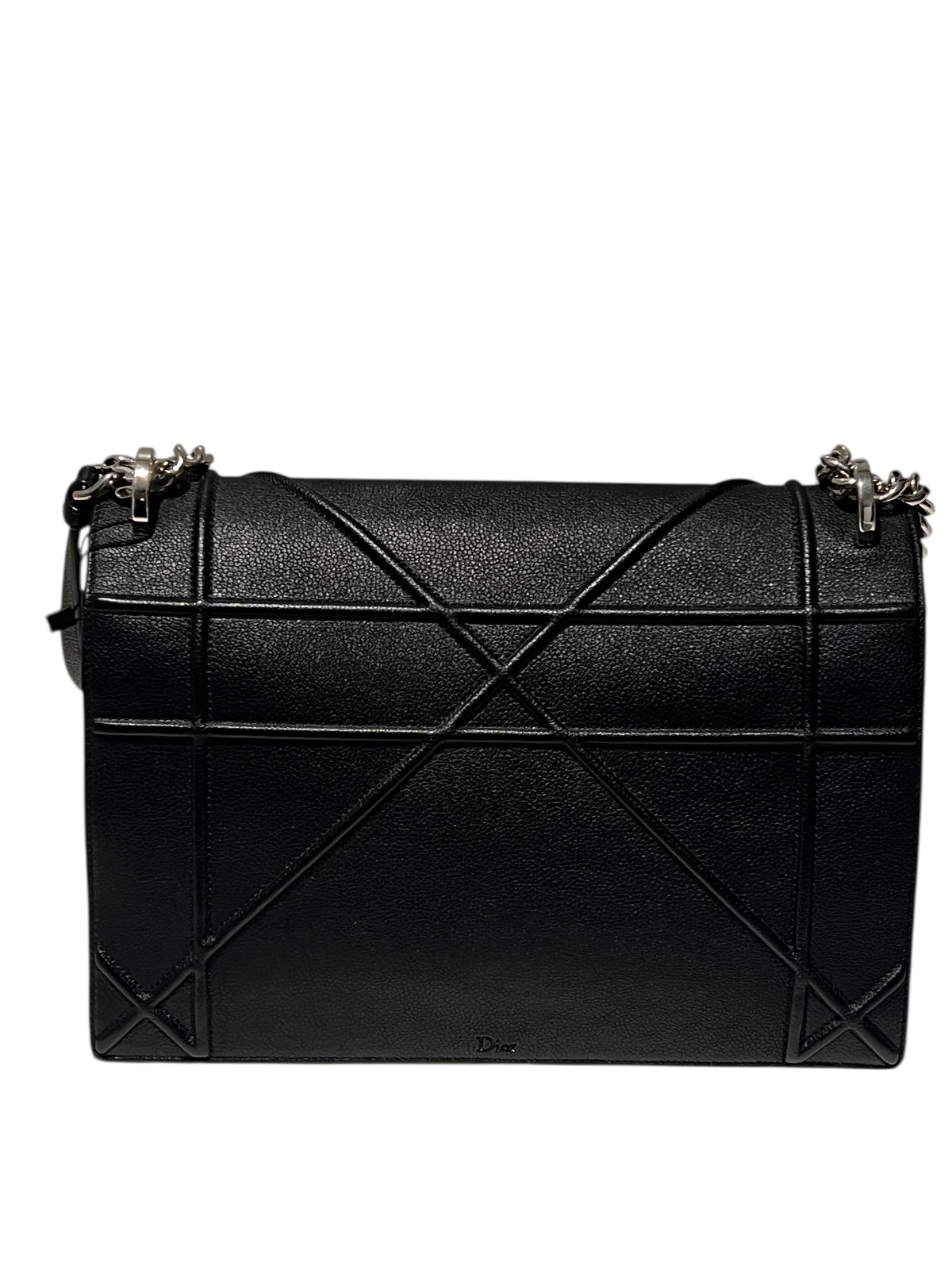 Dior - Black leather Diorama bag