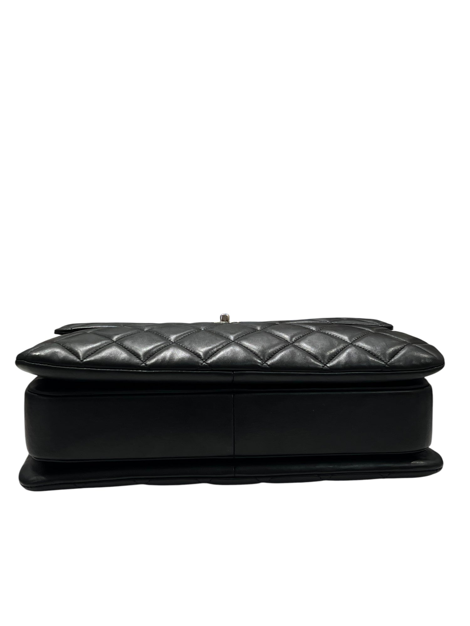 Chanel - sac maxi trendy cuir agneau noir