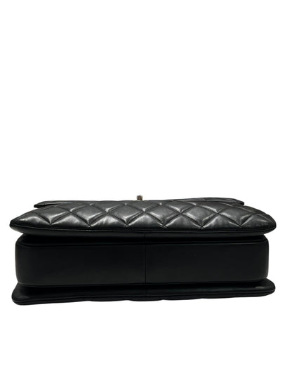 Chanel - sac maxi trendy cuir agneau noir