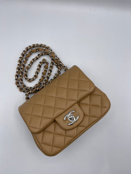 Chanel - Sac 11.12 Mini Timeless beige