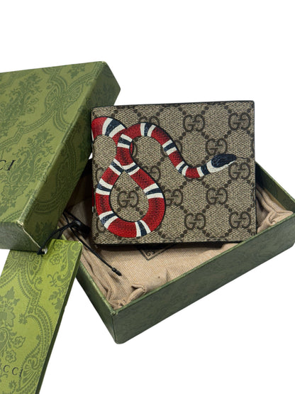 Gucci - Portefeuille GG à Rabat Serpent GG | Les Folies d’Eugénie