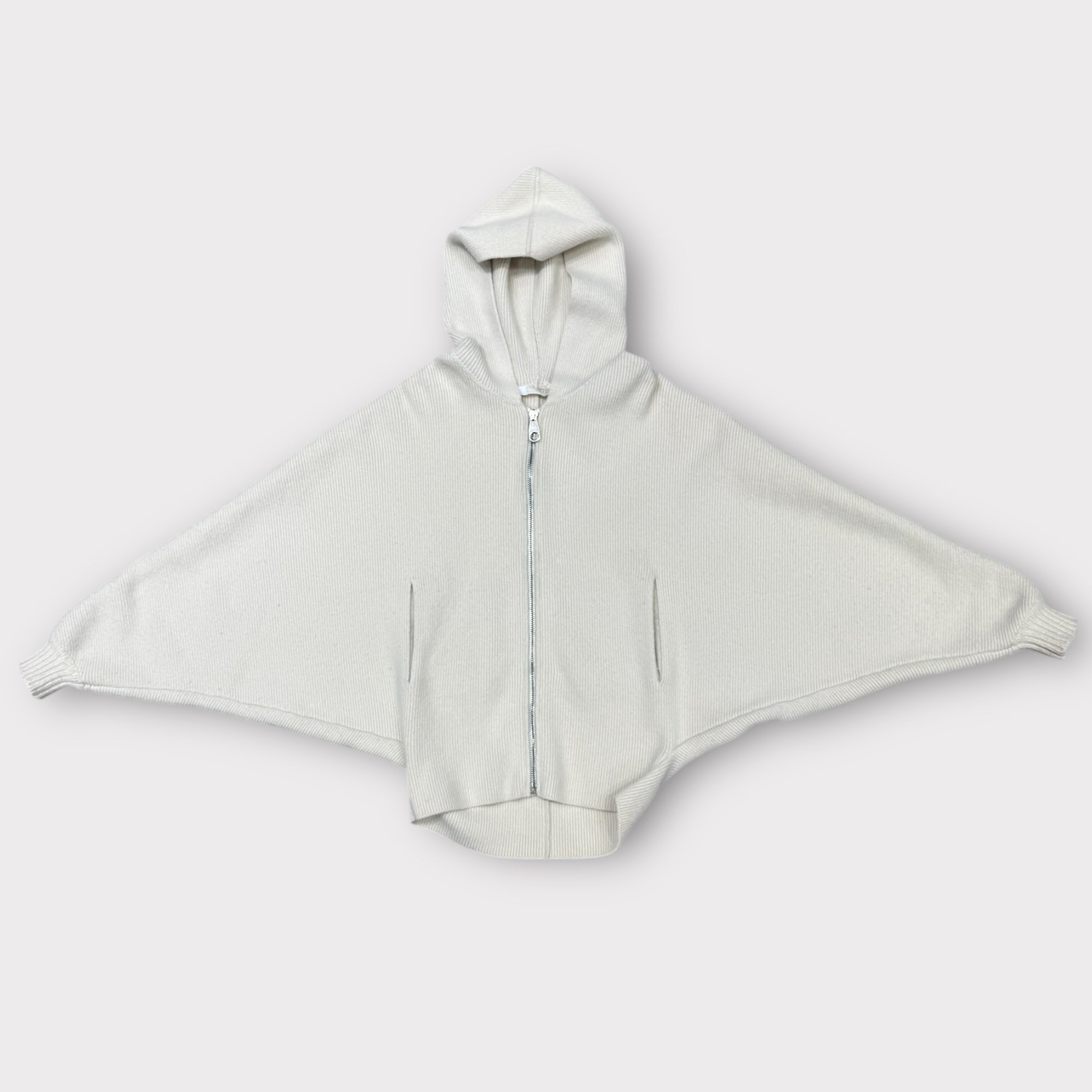 Chloé - Gilet manches ultra oversized beige