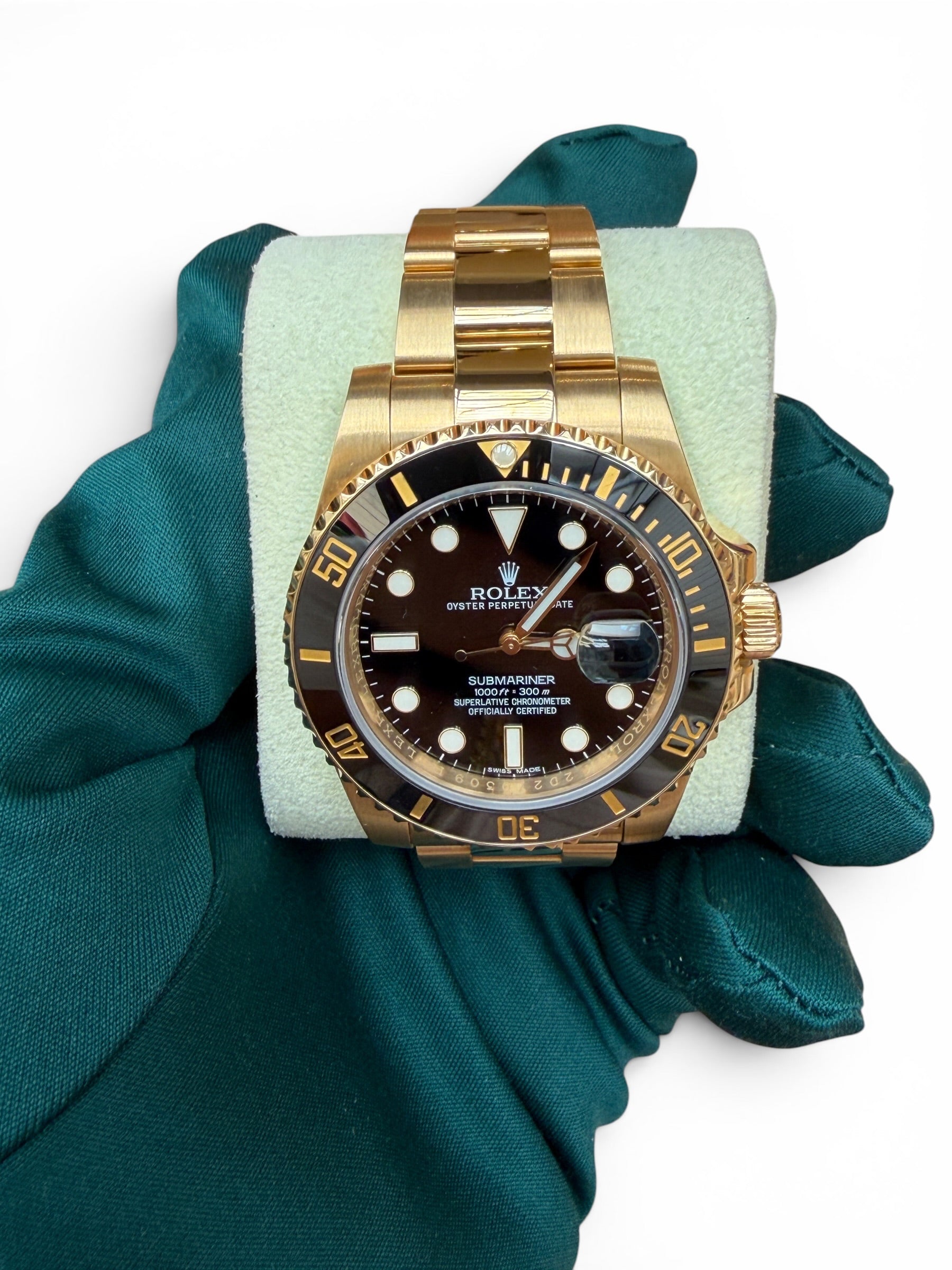 Rolex - Montre Submariner 40mm or jaune