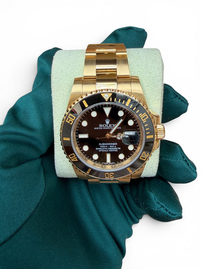Rolex - Montre Submariner 40mm or jaune