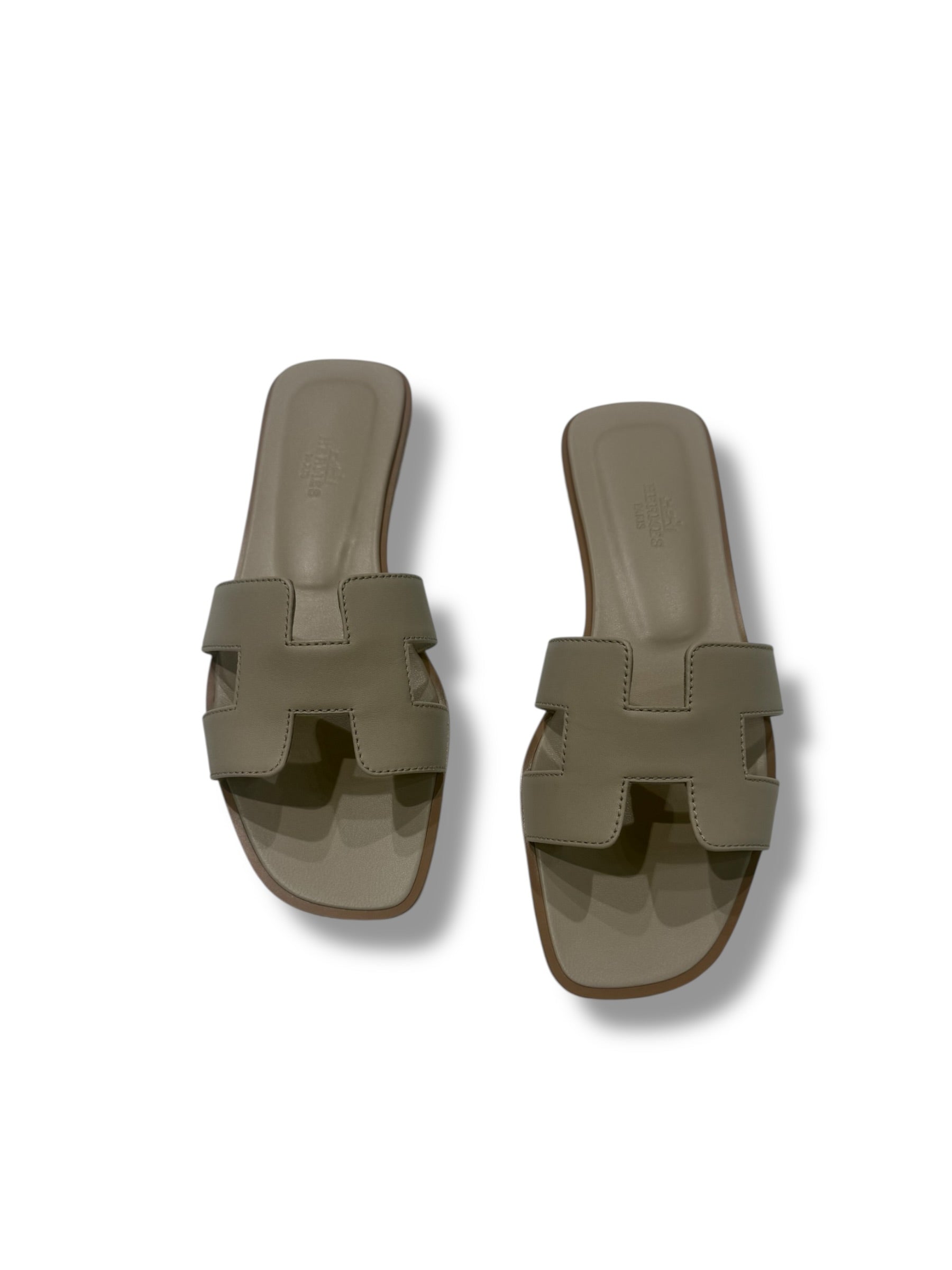 Hermès Sandales Oran Beige Nomade T37 | Les Folies d’Eugénie