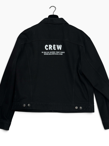 Balenciaga - Veste Denim Oversized Noir