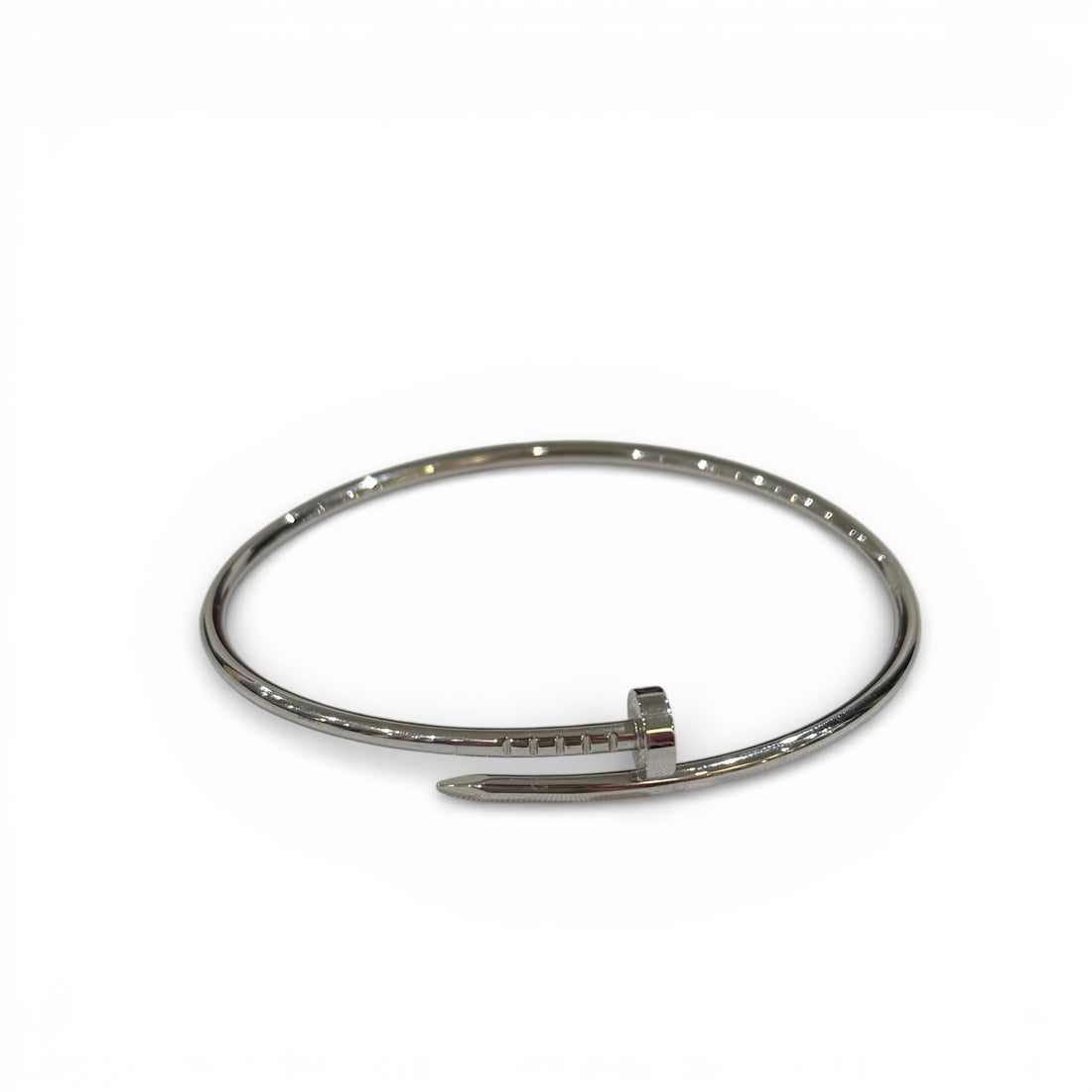 Cartier - Bracelet Clou Or gris T.18