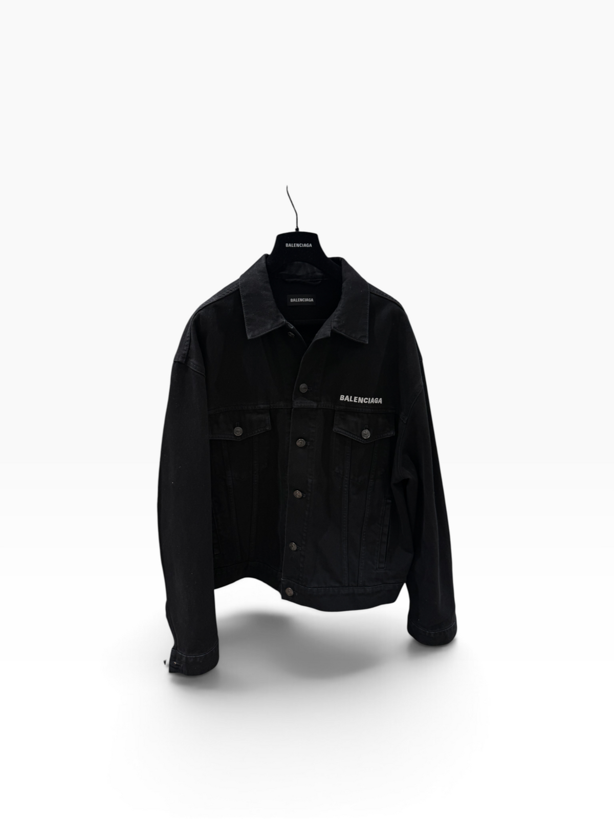 Balenciaga - Veste Denim Oversized Noir