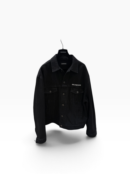 Balenciaga - Veste Denim Oversized Noir