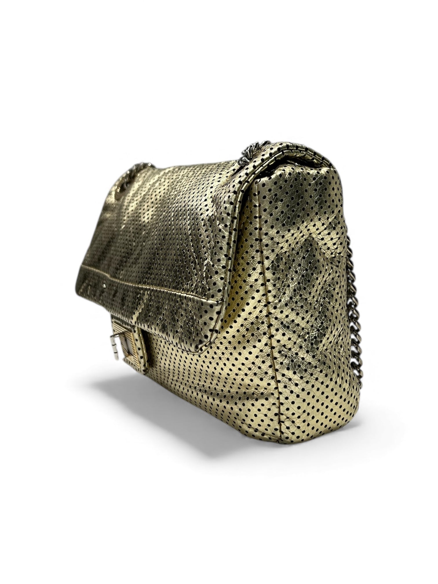 Chanel - Tasche 2.55 gold durchlöchert