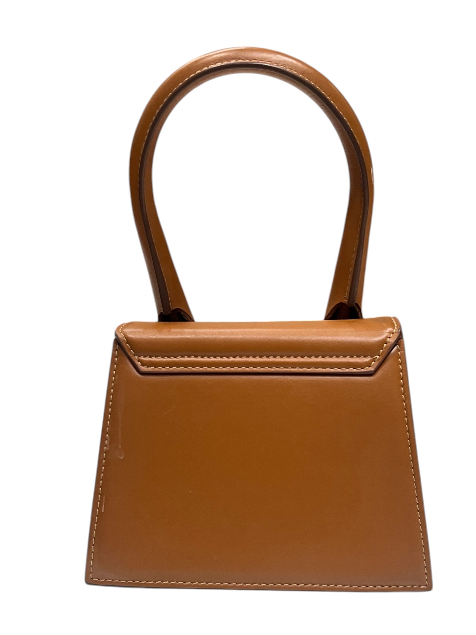 Jacquemus - sac chiquito moyen cuir Gold