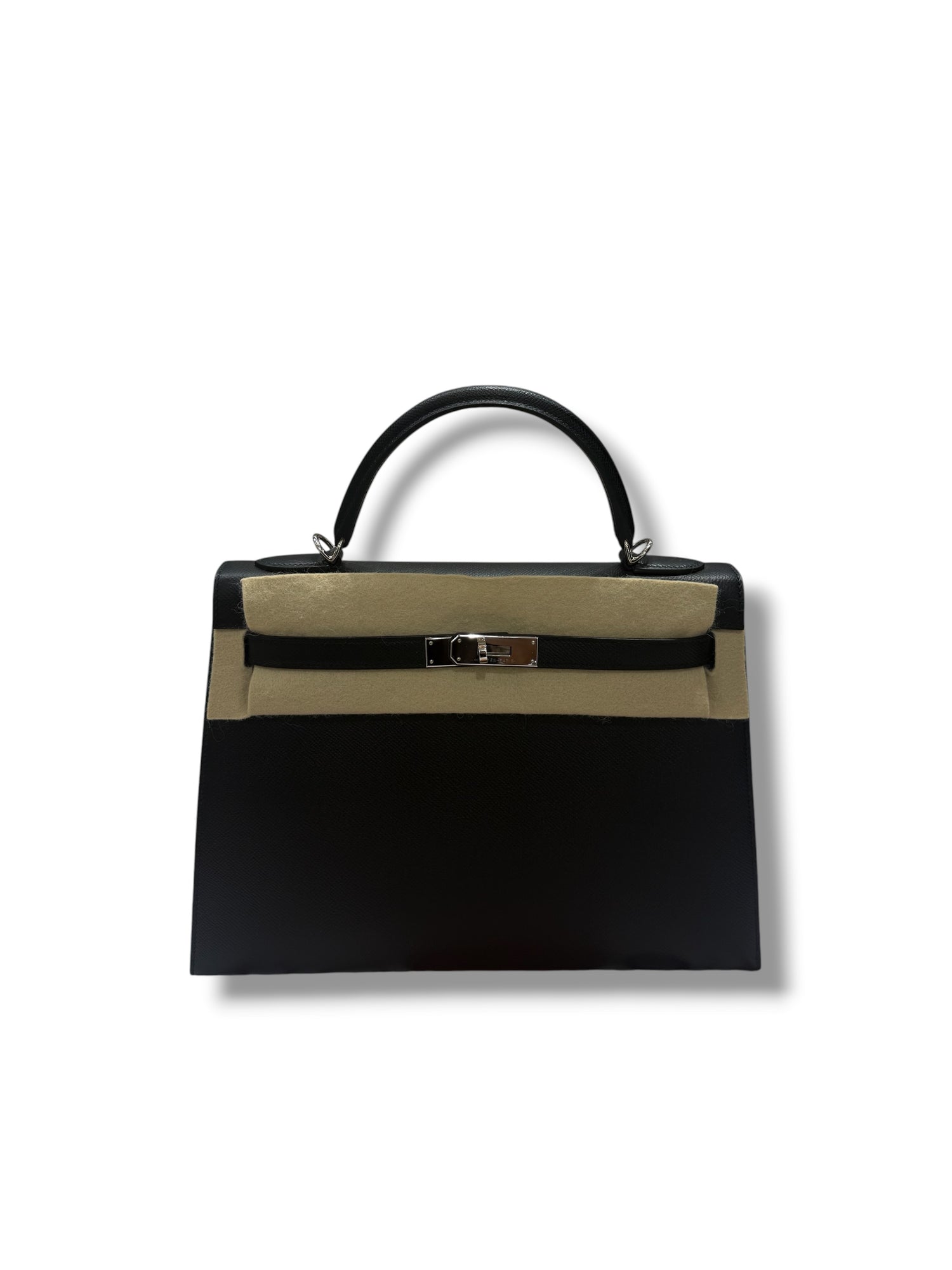 Hermès - Sac Kelly II sellier 32 epsom Noir