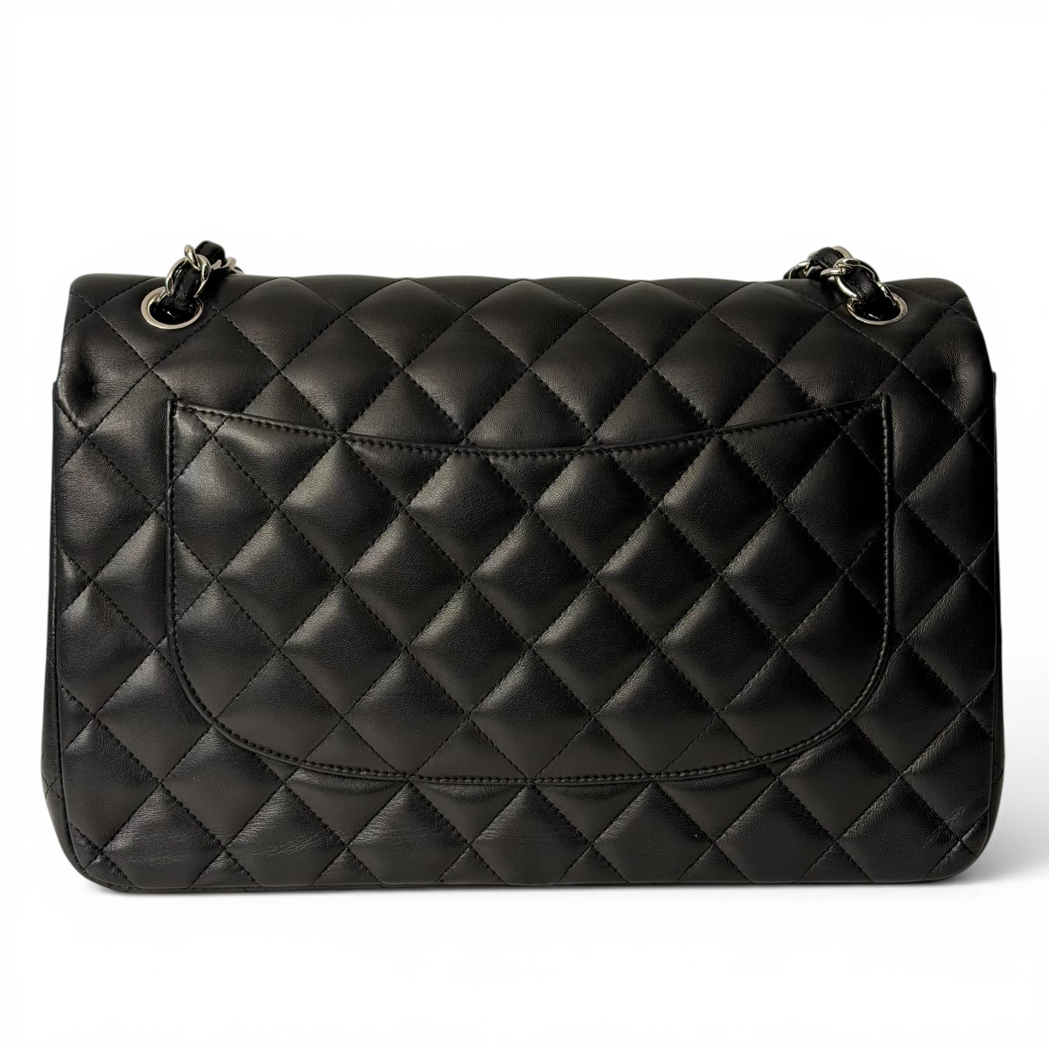 Chanel - Sac Jumbo Noir Cuir d’agneau | Les Folies d’Eugénie