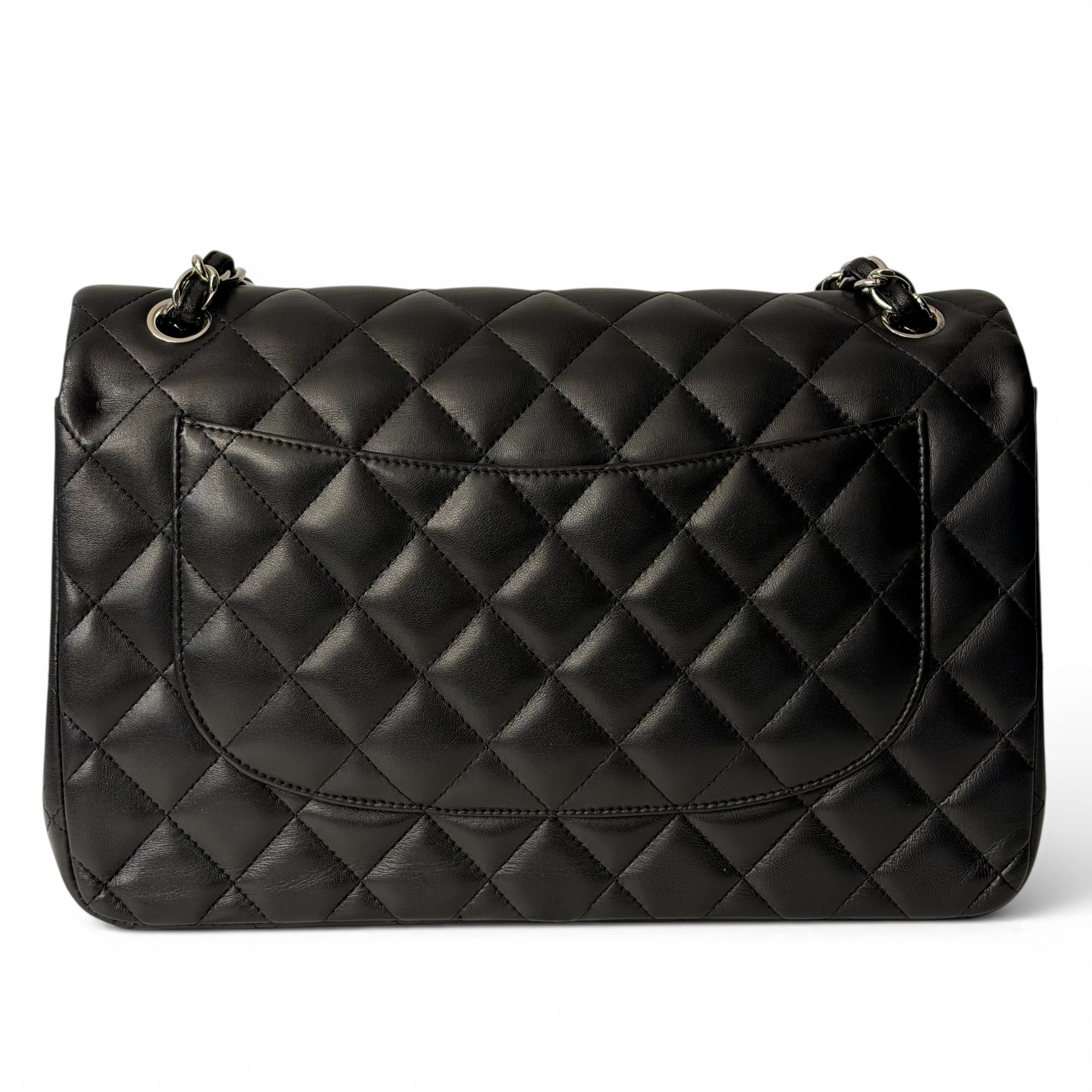 Chanel - Sac Jumbo Noir Cuir d’agneau | Les Folies d’Eugénie