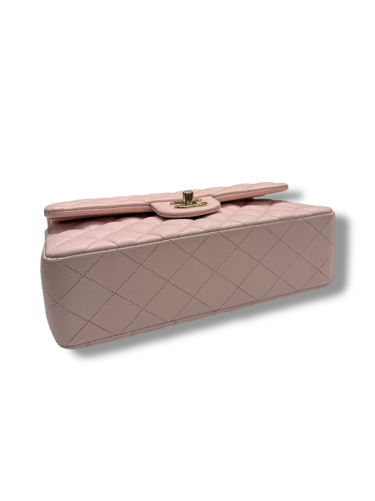 Chanel - Sac 11.12 Timeless Small 23 Double Flap Baby Pink | Les Folies d’Eugénie