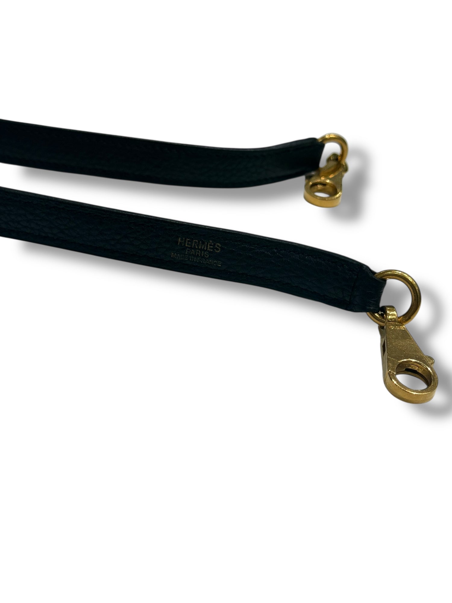 Hermès - Bandoulière Kelly Togo Noir GHW