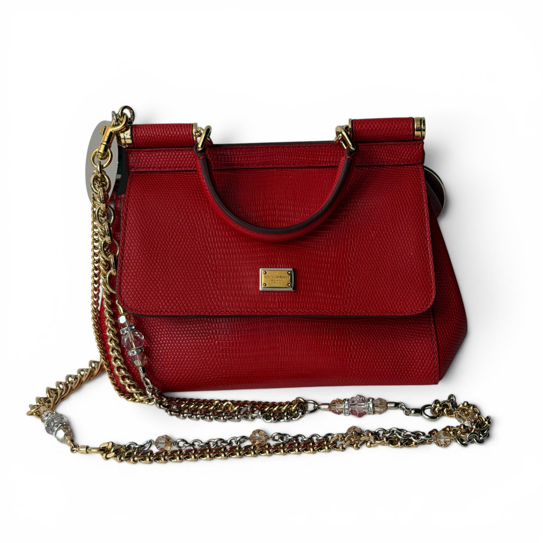 D&G – Handtasche Sicily, Rot