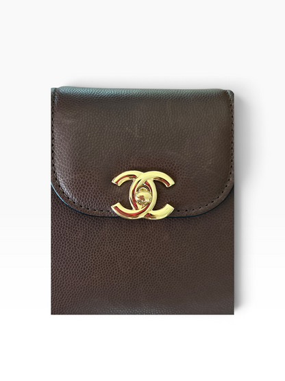 Chanel - sac petit shopping Kelly chocolat