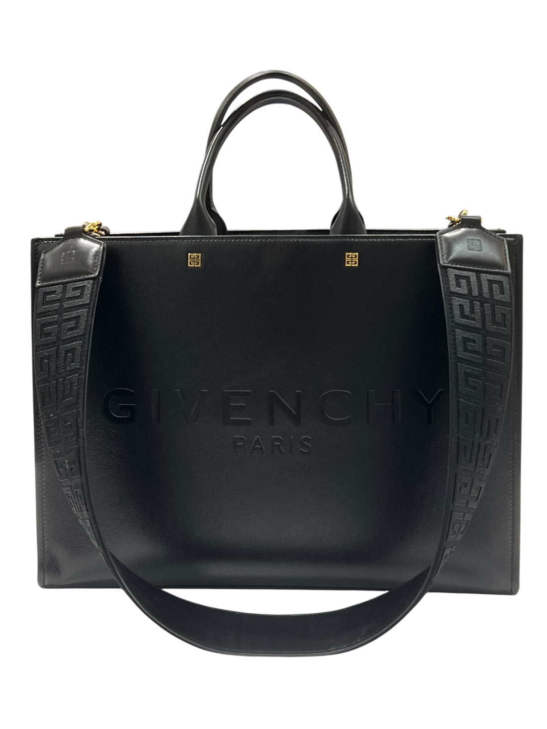 Sac Givenchy Tote Bag Cuir Noir | Les Folies d’Eugénie