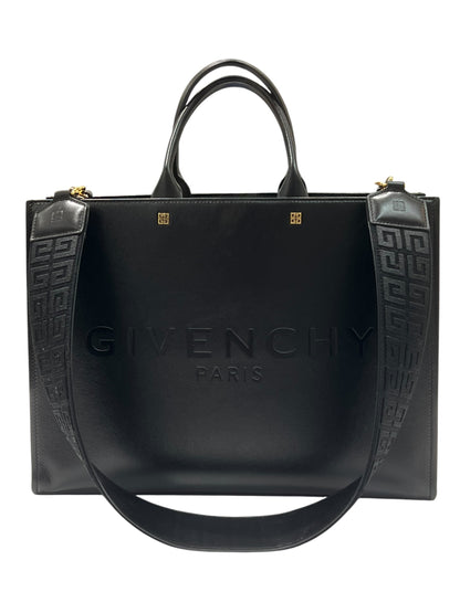 Givenchy - sac tote bag cuir noir