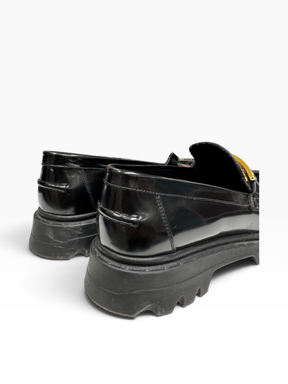Christian Dior - Mocassins « Dior Code » Cuir glacé T.38,5