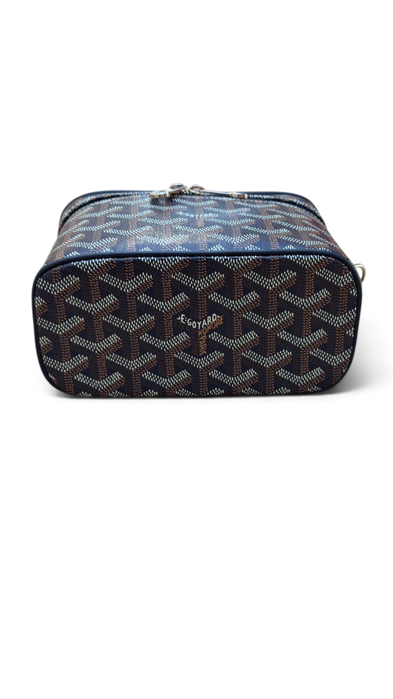 Goyard - Mini vanity toile jacquard bleu