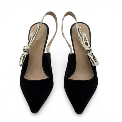Dior Slingback J’adior Velours T.39 | Les Folies d’Eugénie
