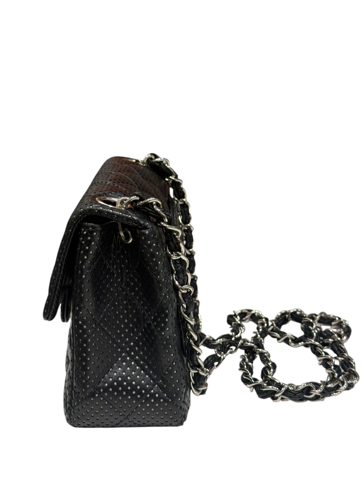 Chanel - Sac classique mini square perforé