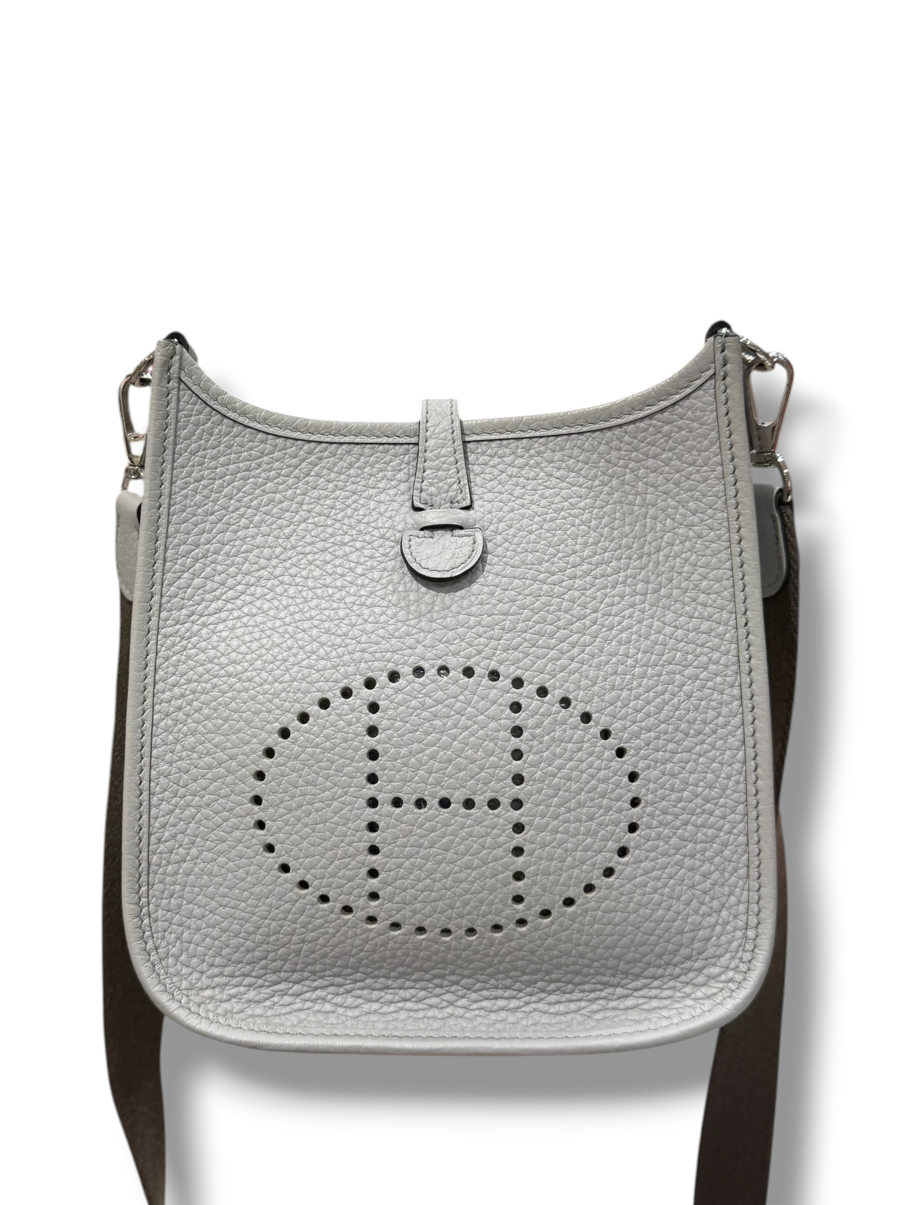 Hermès - Sac Evelyne 16 Bleu pâle PHW