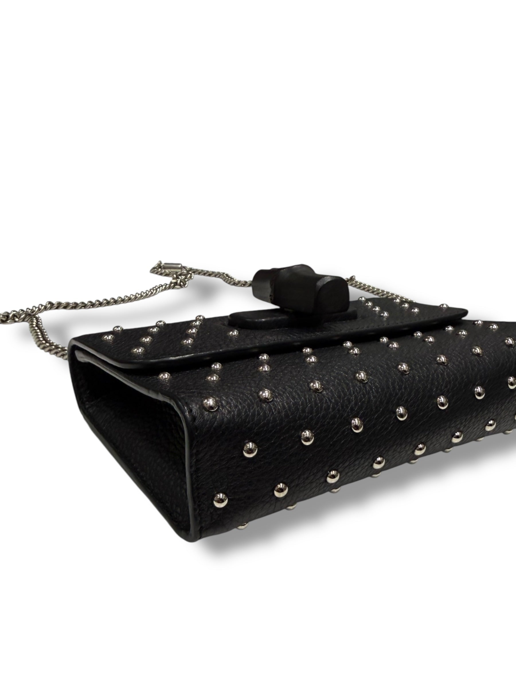 Sac Gucci Miss Bambou Stud Noir | Les Folies d’Eugénie