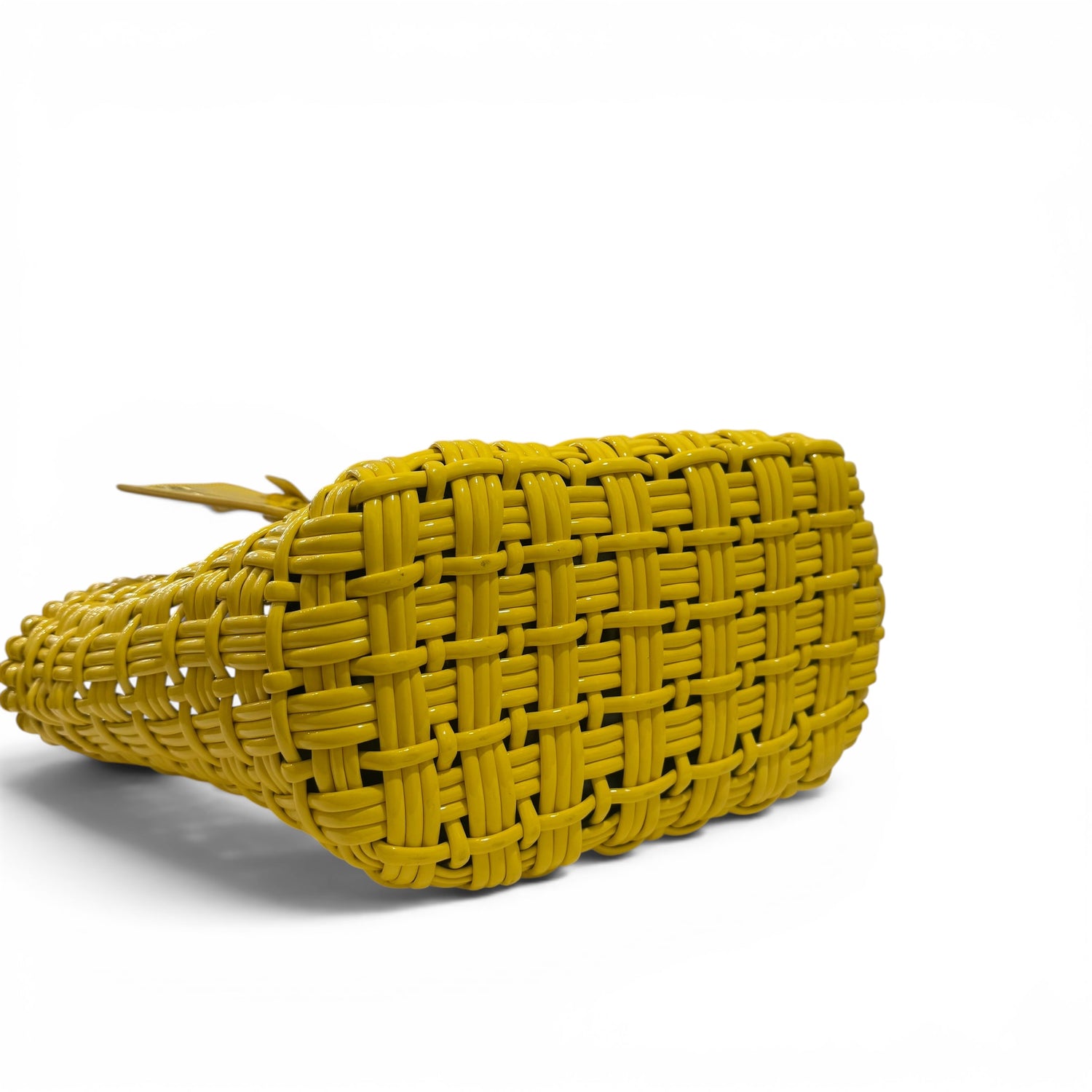 Balenciaga - Panier jaune en caoutchouc