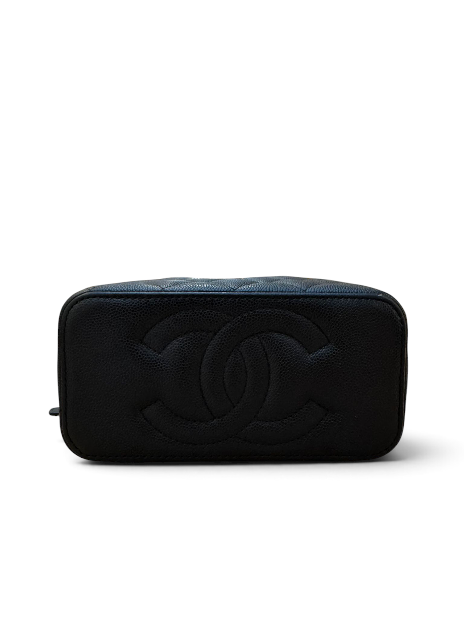 Chanel - Mini Vanity noir cuir caviar