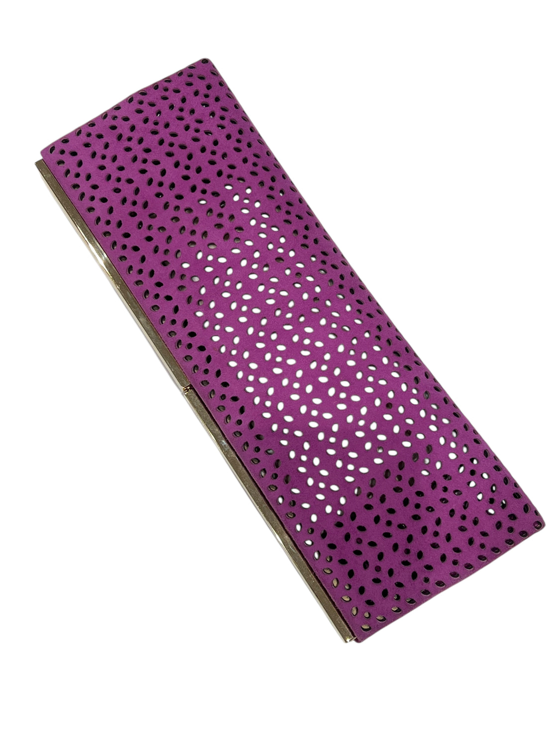 Jimmy Choo - Pochette in suede viola