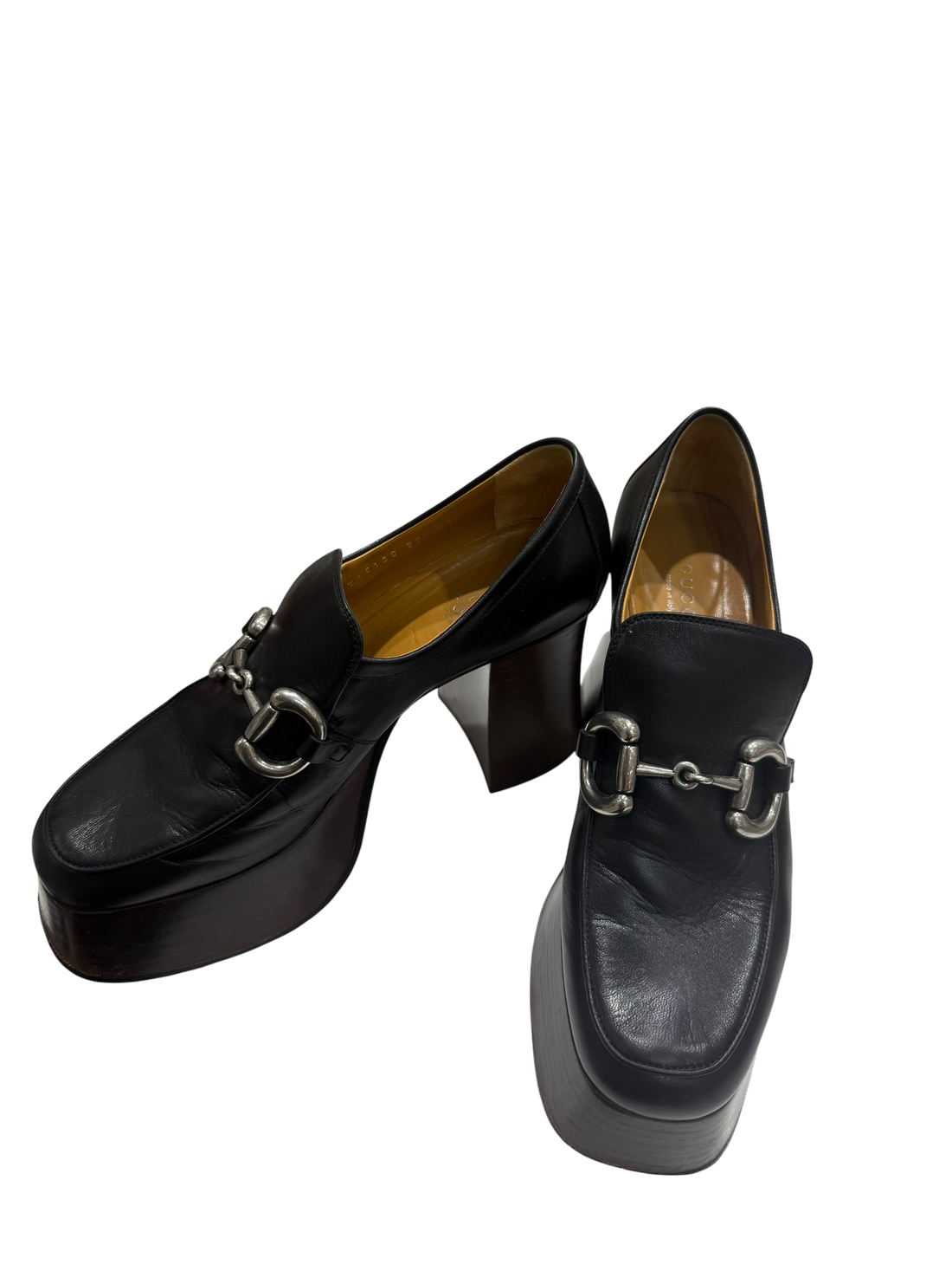 Gucci - Mocassins Horsebit à plateforme T37