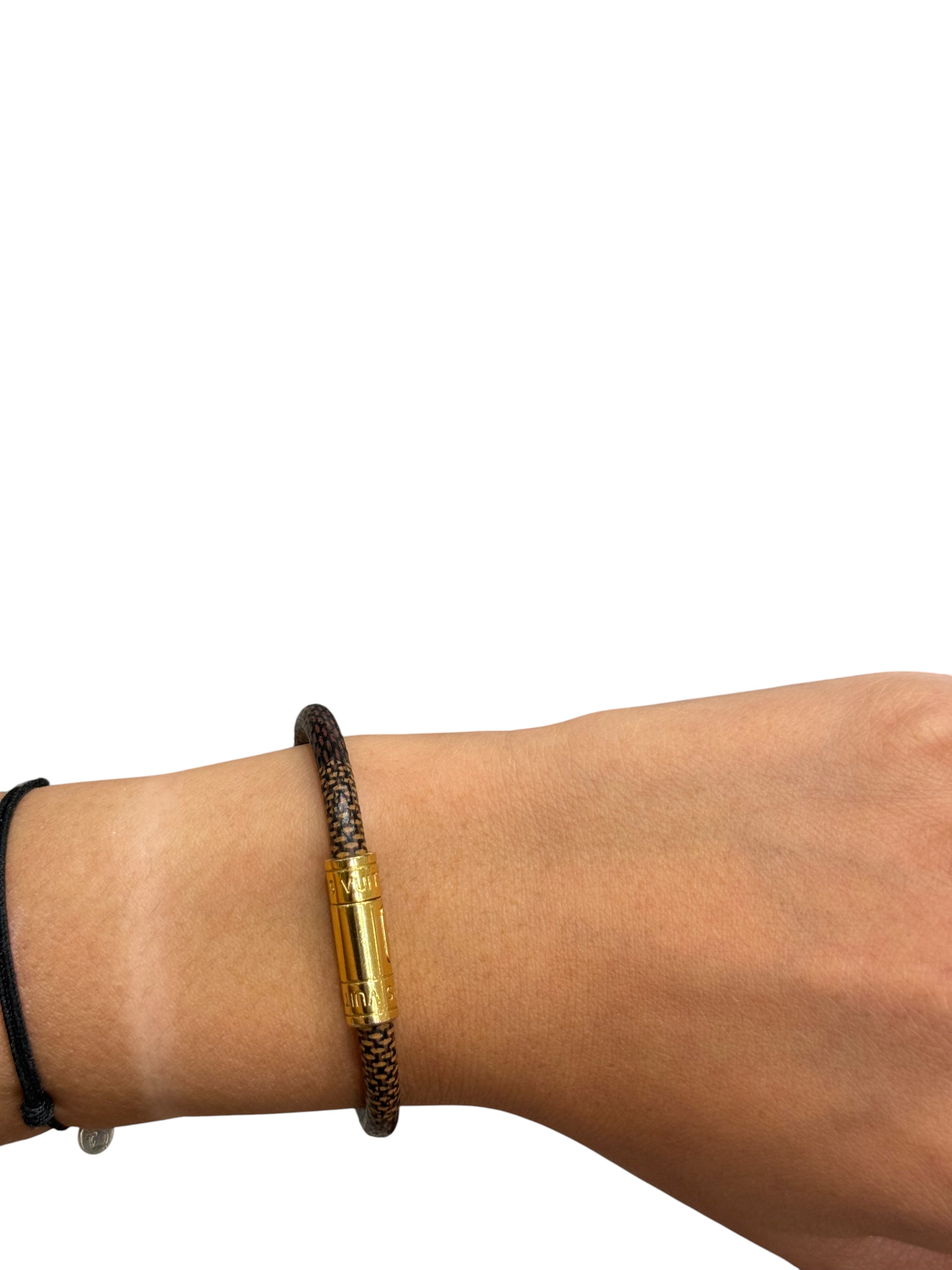 Louis Vuitton – Keep-It-Armband, Damier Ébène