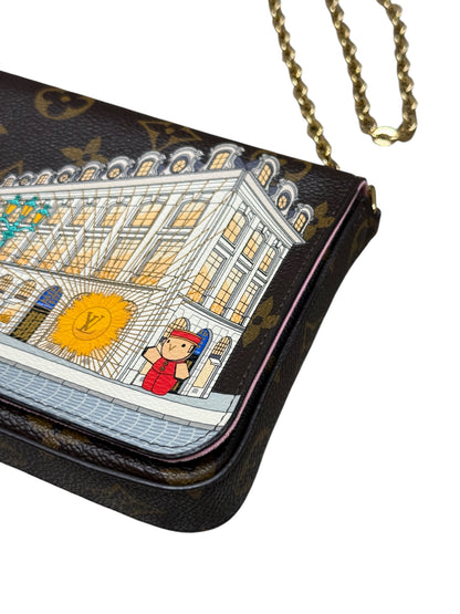 Louis Vuitton - Pochette Félicie Edition Vivienne Place Vendôme | Les Folies d’Eugénie
