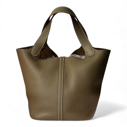 Hermès - Sac Picotin 22 Étoupe