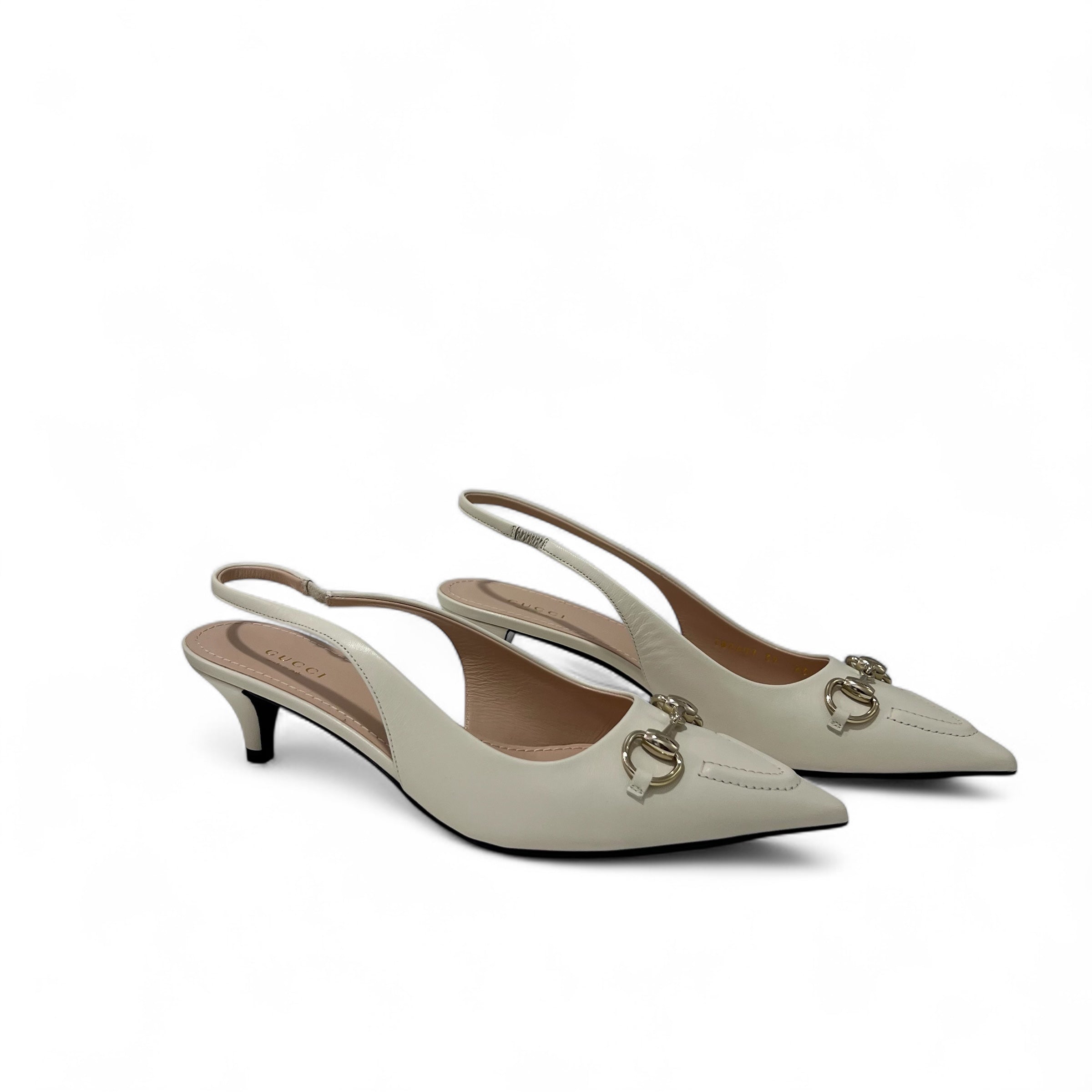 Gucci - Elfenbeinfarbene Pumps Gr.39