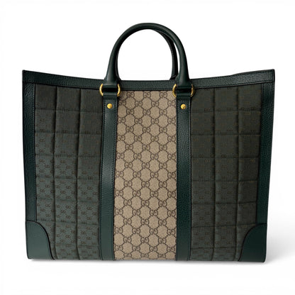 Gucci Sac Cabas Vert et Toile GG | Les Folies d’Eugénie