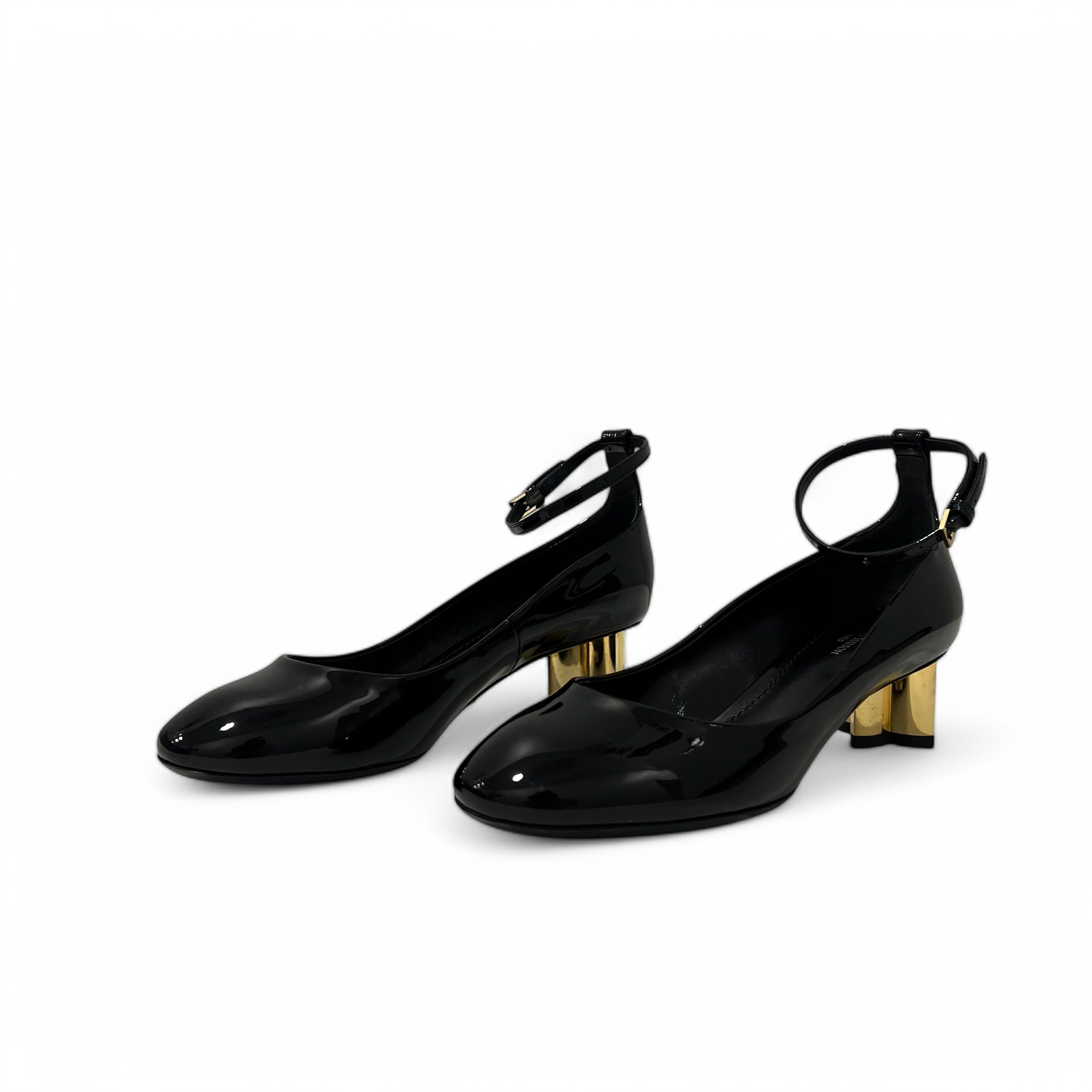 Louis Vuitton - Escarpins talon fleur monogram