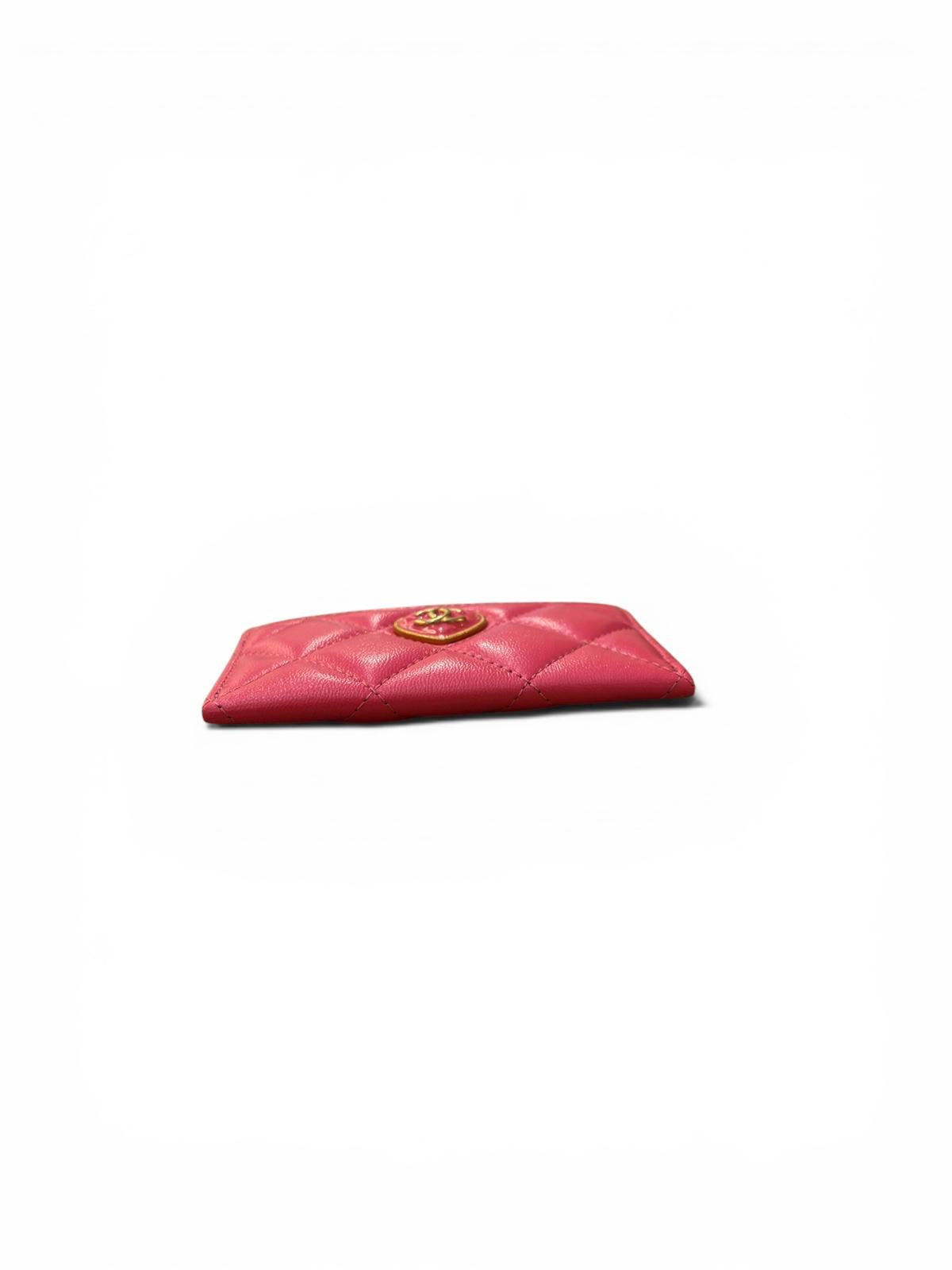 Chanel - Portacarte rosa in edizione limitata