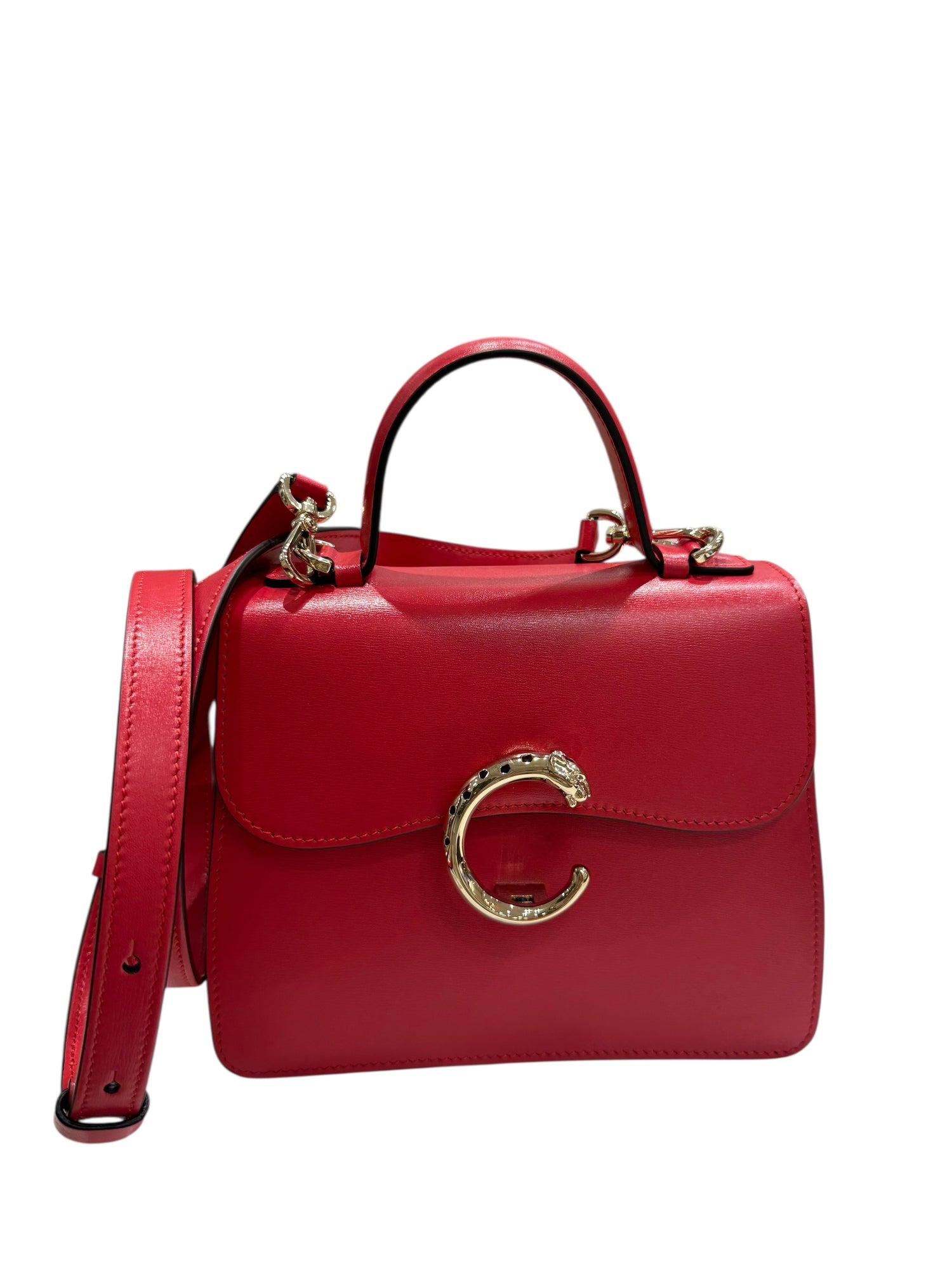 Cartier - Sac mini top handle panthère de Cartier popp