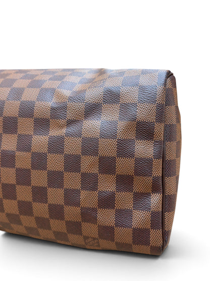 Louis Vuitton - Sac Speedy 30 Damier Ébène