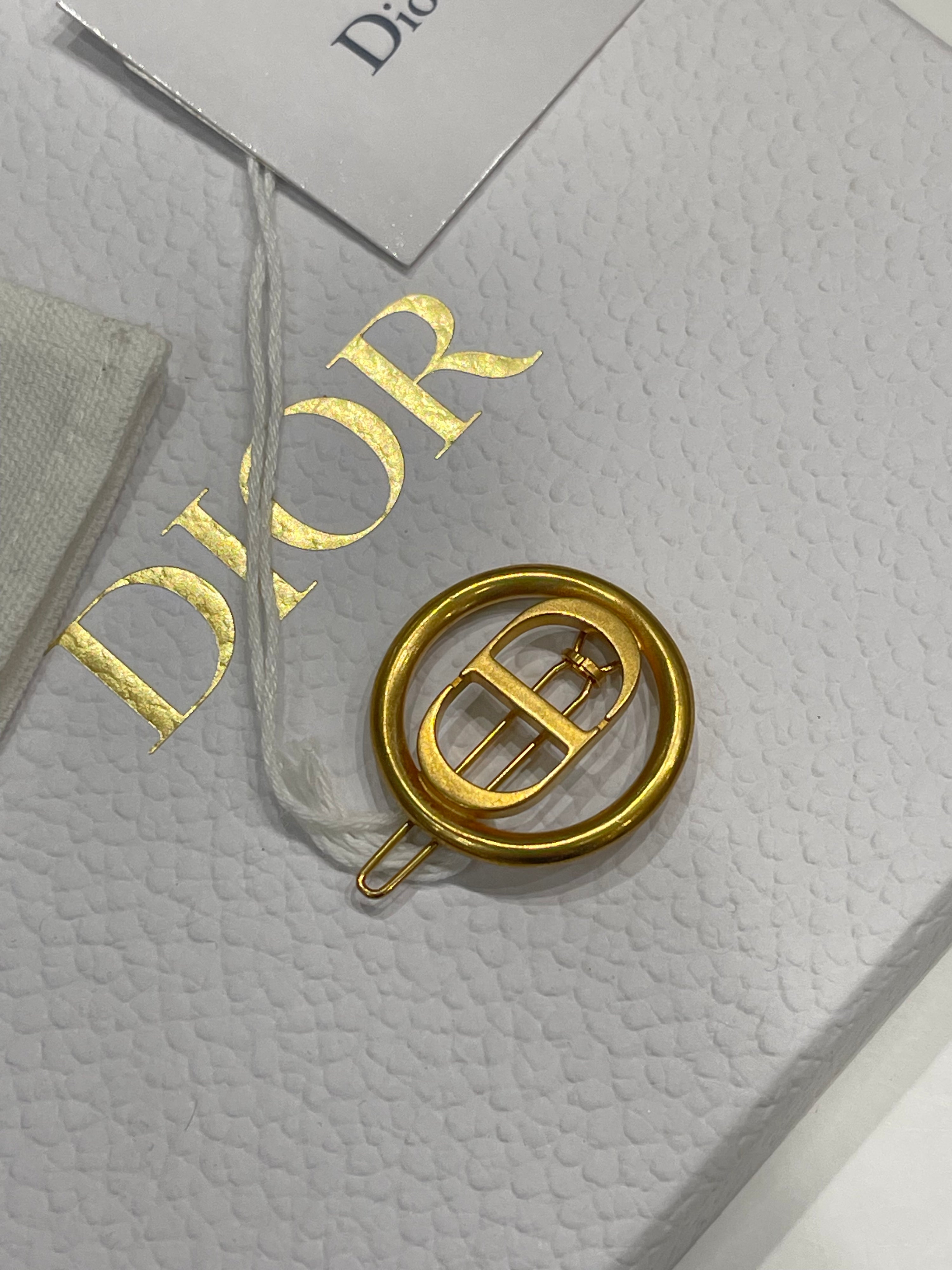 Dior - CD Haarspange gold