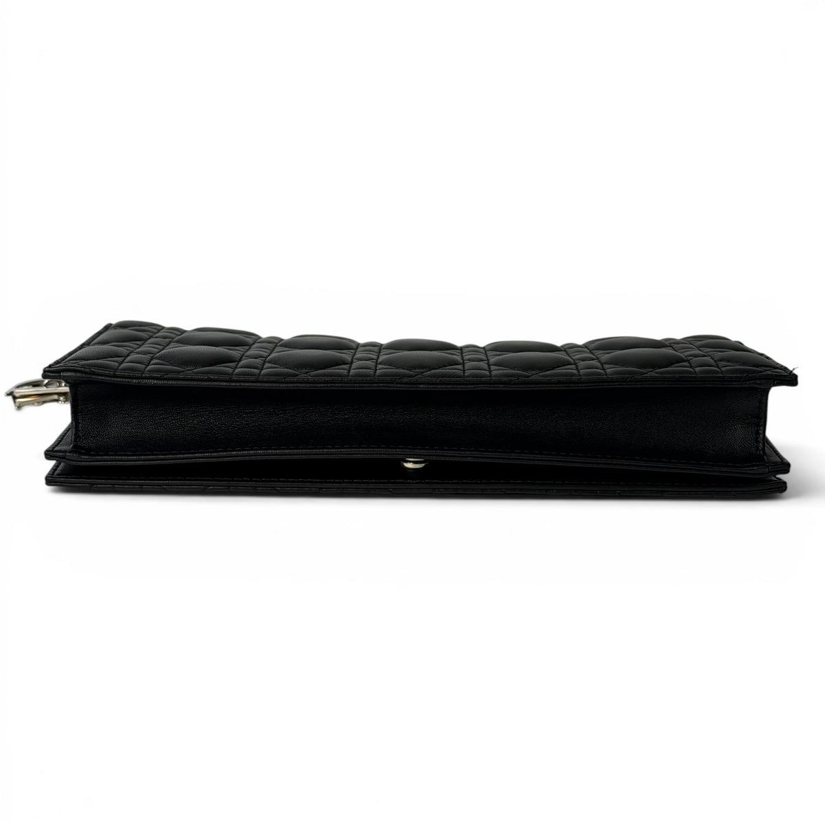 Dior - Pochette Lady Dior en cuir cannage noir