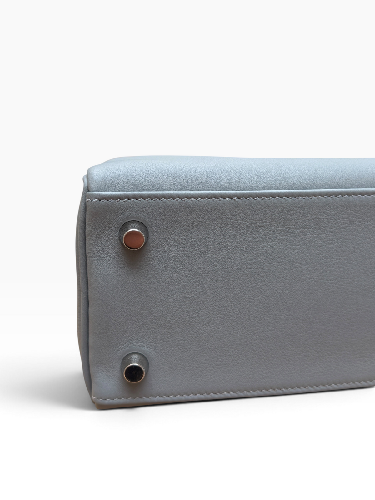 Hermès - Sac Kelly 25 Veau Swift Gris Pantin